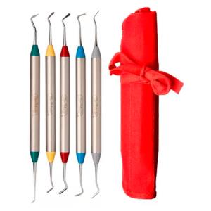 Hu Friedy kit de 5 instrumentos para resina compuesta Dr Dietschi